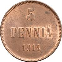 5 пенни 1914 года  Для Финляндии