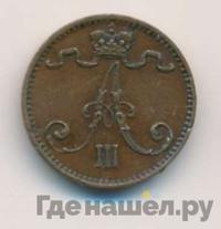 1 пенни 1882 года  Для Финляндии