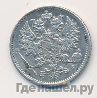 25 пенни 1875 года S Для Финляндии