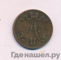 5 пенни 1875 года  Для Финляндии