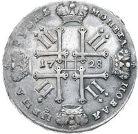 1 рубль 1728 года
