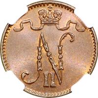 1 пенни 1912 года  Для Финляндии