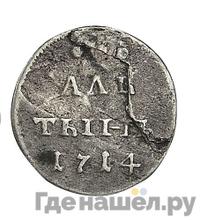 Алтынник 1714 года