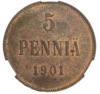 5 пенни 1901 года  Для Финляндии