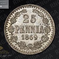 25 пенни 1869 года S Для Финляндии