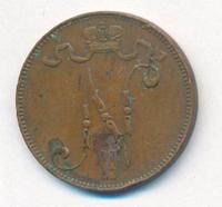 5 пенни 1907 года  Для Финляндии
