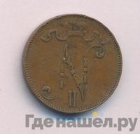 5 пенни 1896 года  Для Финляндии