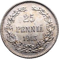 25 пенни 1913 года S Для Финляндии
