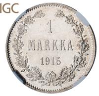 1 марка 1915 года S Для Финляндии