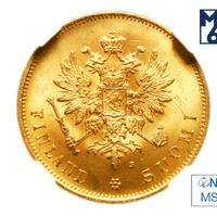 10 марок 1882 года S Для Финляндии