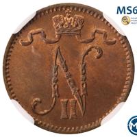 1 пенни 1914 года  Для Финляндии