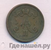 10 пенни 1876 года  Для Финляндии