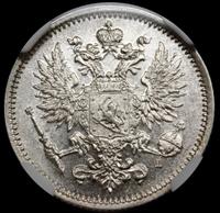 50 пенни 1891 года L Для Финляндии