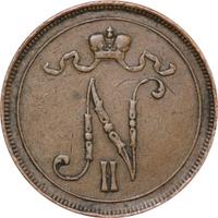 10 пенни 1905 года  Для Финляндии