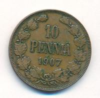 10 пенни 1907 года  Для Финляндии