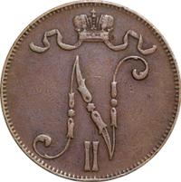 5 пенни 1897 года  Для Финляндии