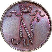 1 пенни 1905 года  Для Финляндии