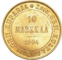 10 марок 1904 года L Для Финляндии