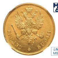 10 марок 1878 года S Для Финляндии