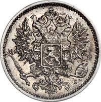 25 пенни 1872 года S Для Финляндии