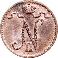 1 пенни 1911 года  Для Финляндии