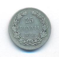 25 пенни 1898 года L Для Финляндии