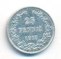 25 пенни 1910 года L Для Финляндии