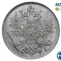 50 пенни 1916 года S Для Финляндии