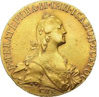 10 рублей 1773 года СПБ
