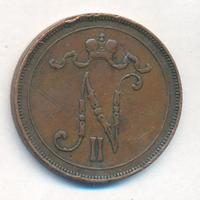 10 пенни 1908 года  Для Финляндии