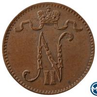 1 пенни 1907 года  Для Финляндии
