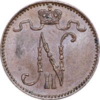 1 пенни 1899 года  Для Финляндии