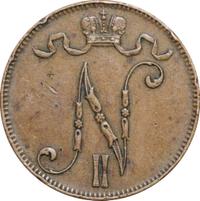 5 пенни 1912 года  Для Финляндии