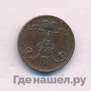 1 пенни 1876 года  Для Финляндии