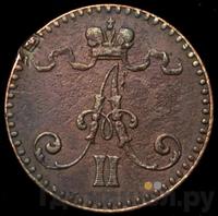 1 пенни 1864 года  Для Финляндии