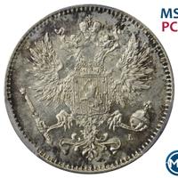 50 пенни 1893 года L Для Финляндии