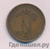 10 пенни 1908 года  Для Финляндии