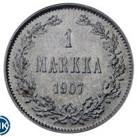 1 марка 1907 года L Для Финляндии