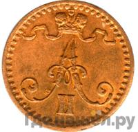1 пенни 1870 года  Для Финляндии