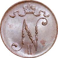 5 пенни 1915 года  Для Финляндии