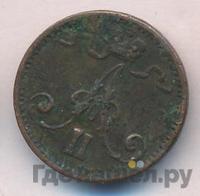 1 пенни 1873 года  Для Финляндии