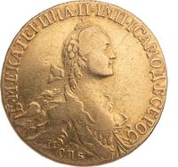 10 рублей 1768 года