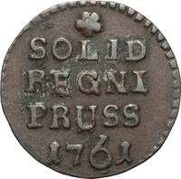 Солид 1761 года  Для Пруссии