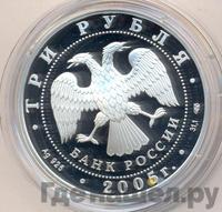 3 рубля 2005 года СПМД