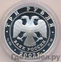 3 рубля 2002 года СПМД