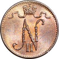 1 пенни 1916 года  Для Финляндии