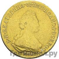 5 рублей 1789 года СПБ