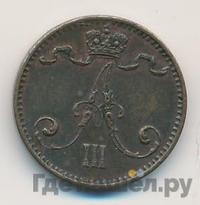 1 пенни 1882 года  Для Финляндии