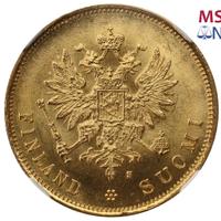 10 марок 1879 года S Для Финляндии