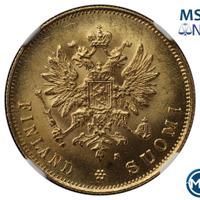 10 марок 1882 года S Для Финляндии